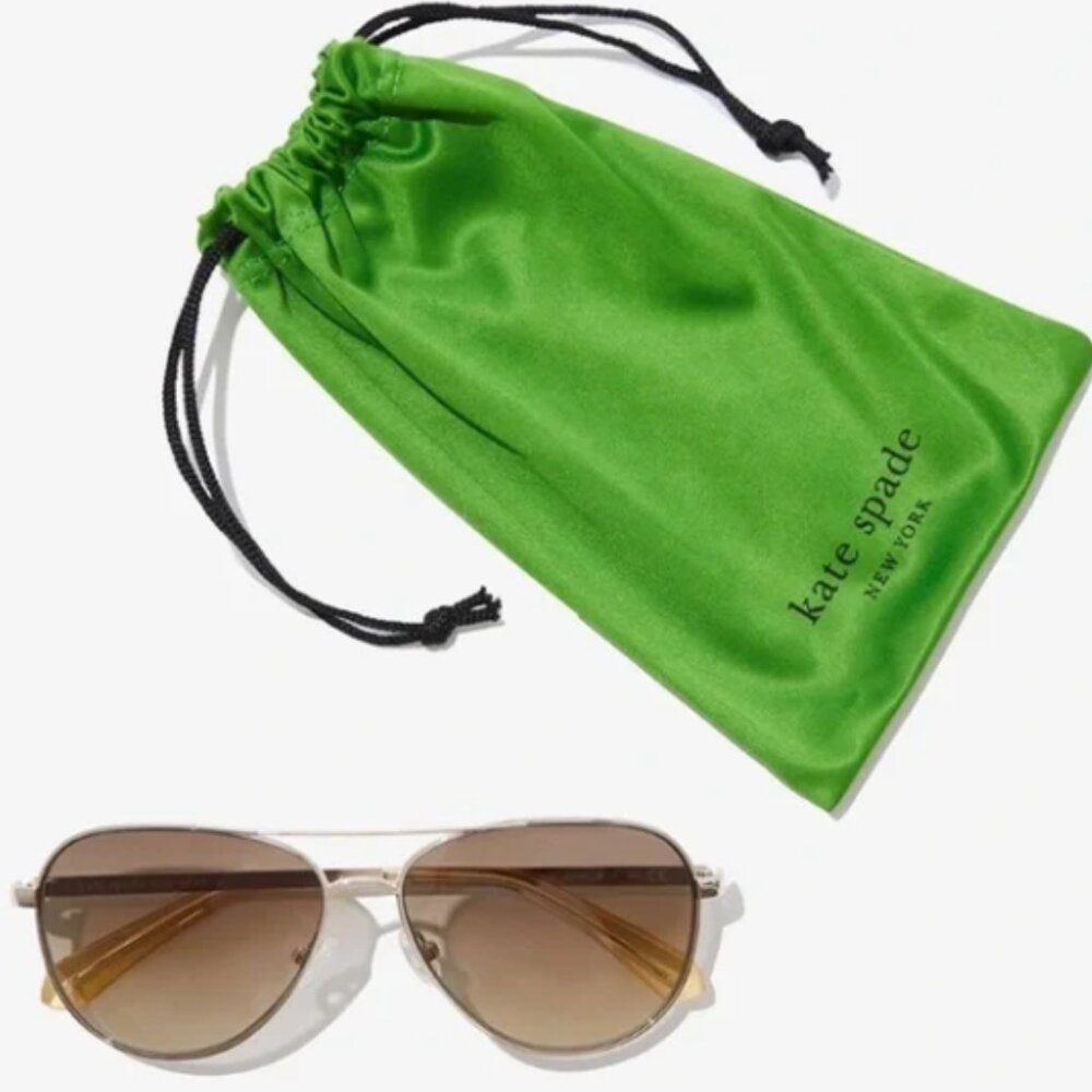 NWT Kate Spade Aviator Sunglasses